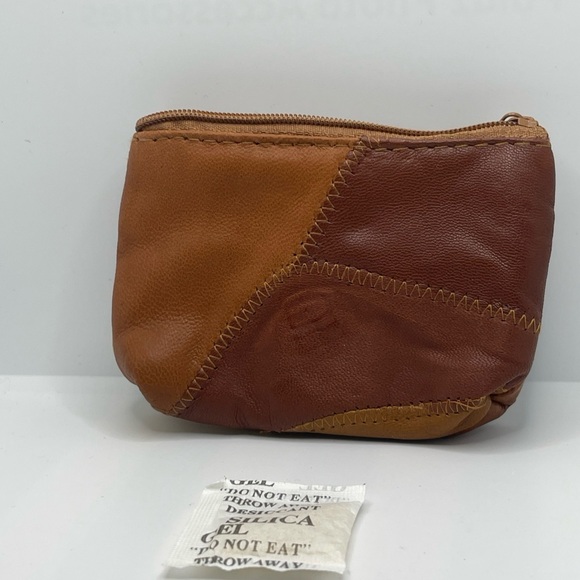 Vintage Unisex eel skin coin purse key holder - Picture 7 of 11